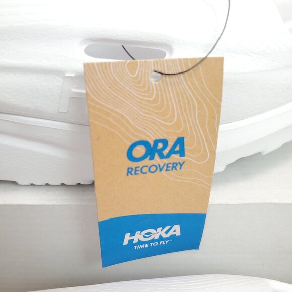 Hoka Ora Recovery Slide 3 Womens Size 14 / Mens Size 12 White 1135061 Sandal NEW main image 11